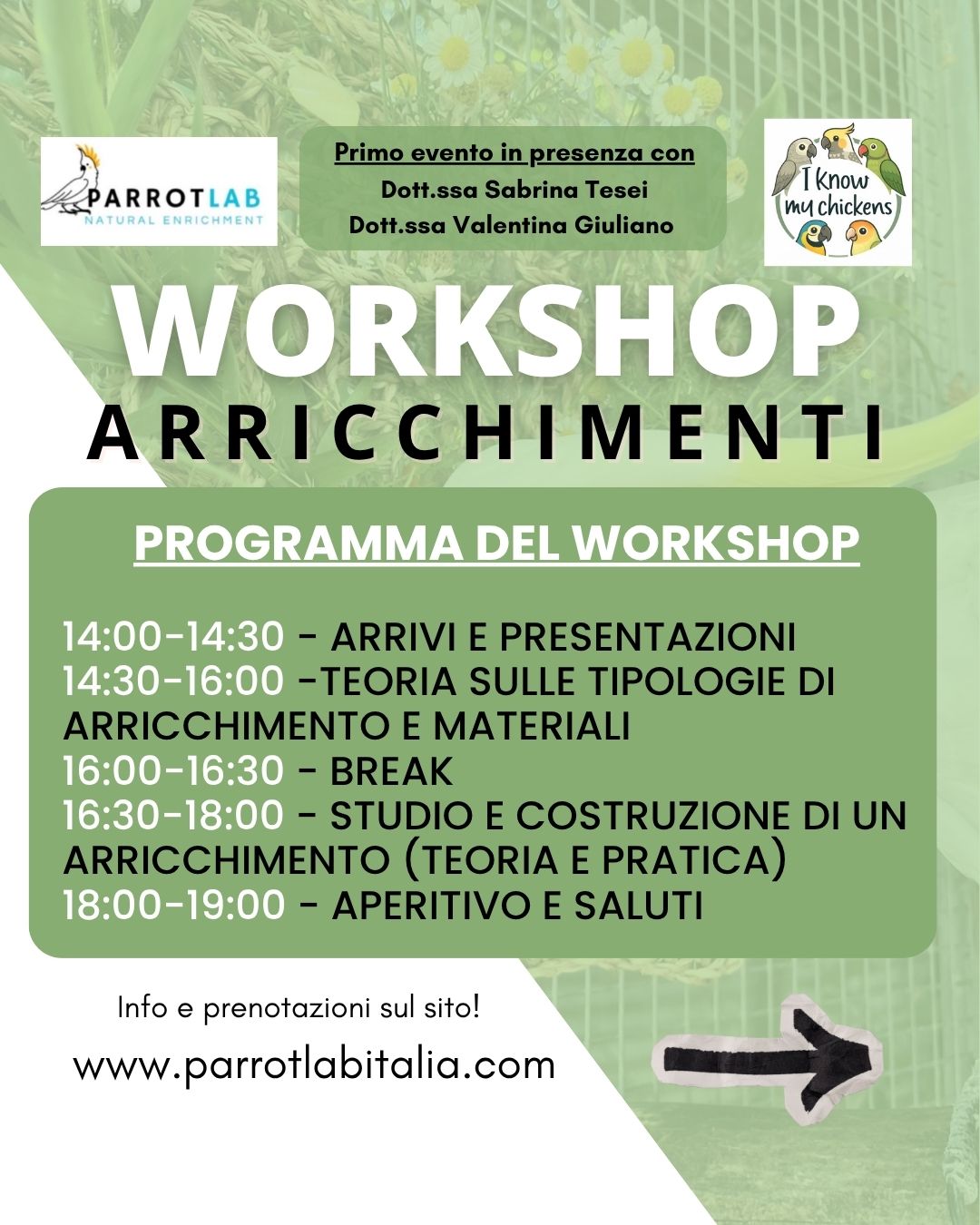 Workshop Arricchimenti (in presenza)
