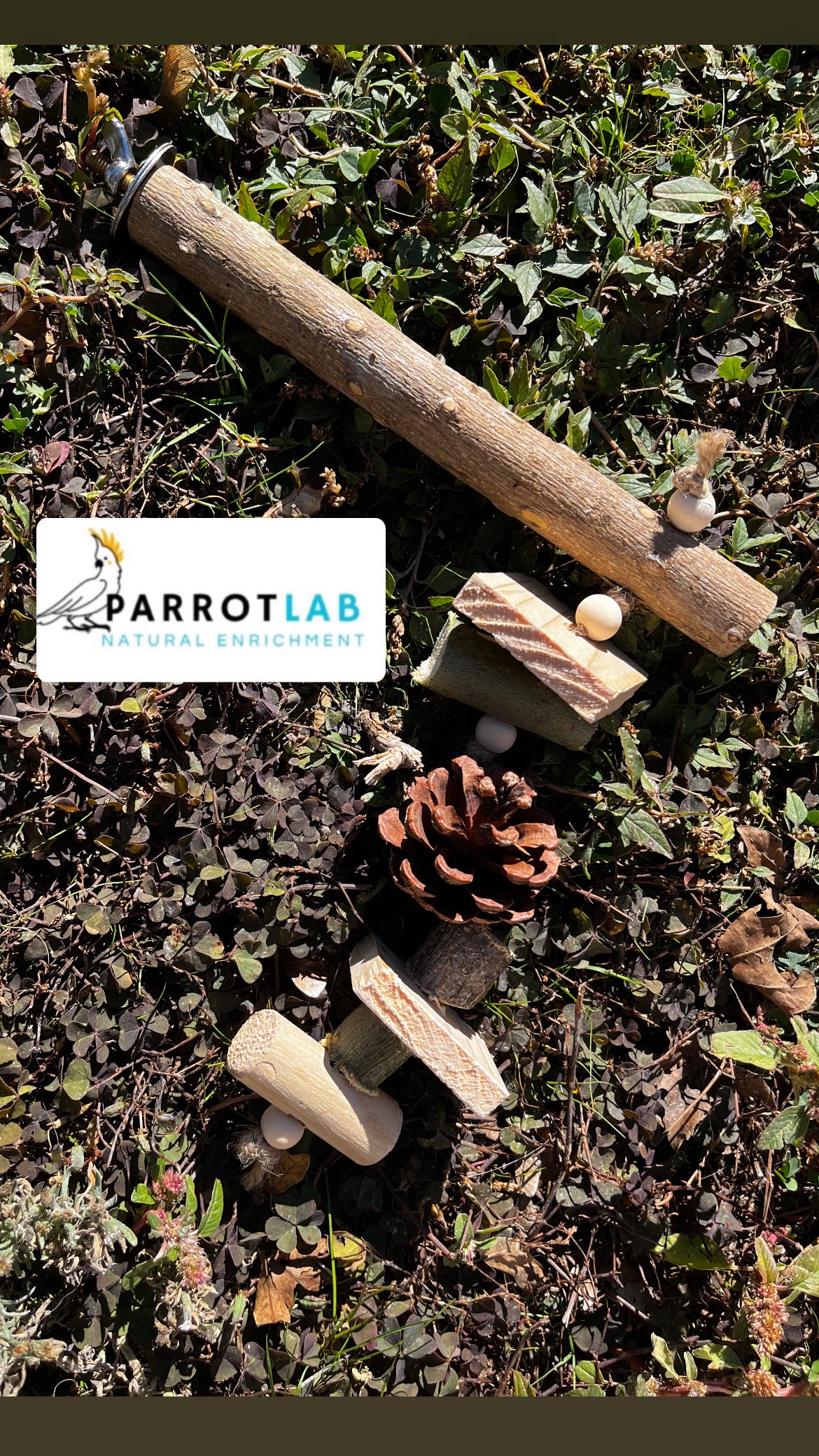 Trespolo Nature con gioco in nocciolo